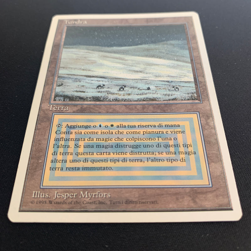 Magic the Gathering Tundra - Foreign White Bordered - Italian 