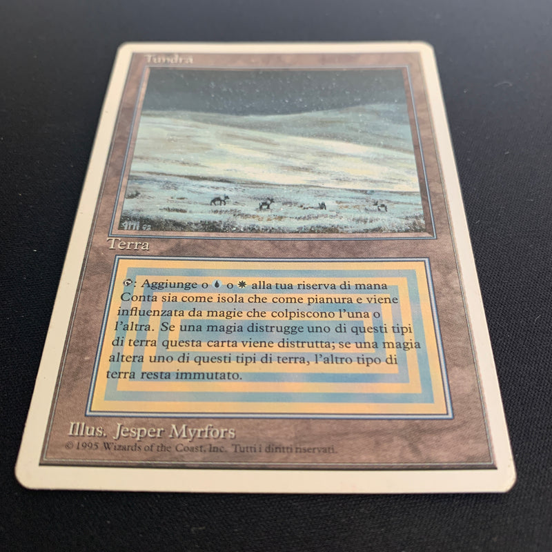 Magic the Gathering Tundra - Foreign White Bordered - Italian 