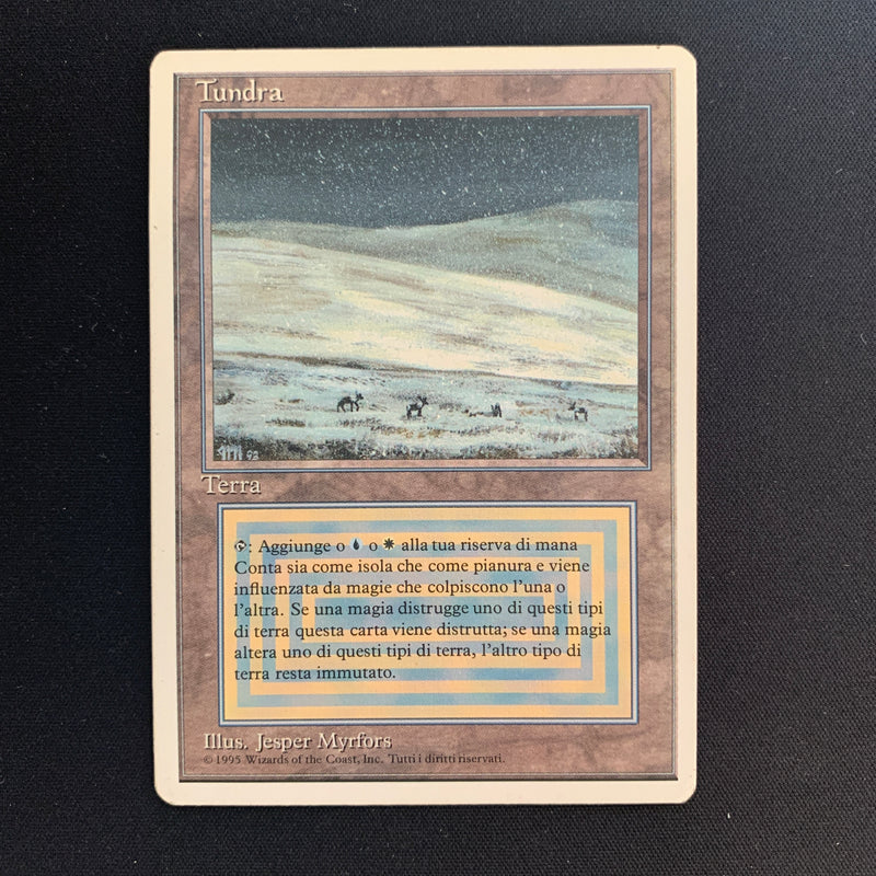 Magic the Gathering Tundra - Foreign White Bordered - Italian 