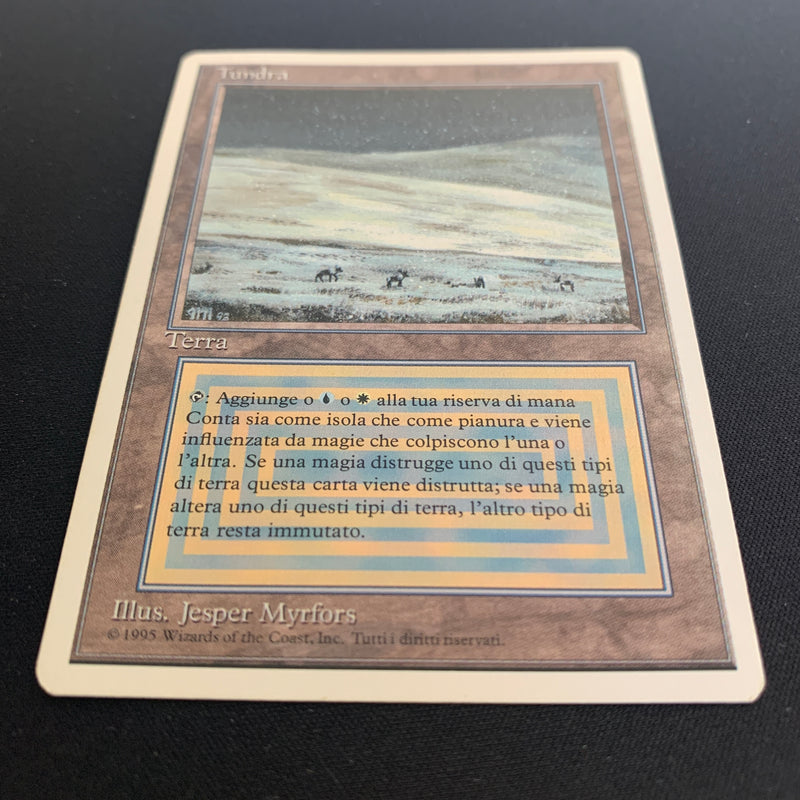 Magic the Gathering Tundra - Foreign White Bordered - Italian 