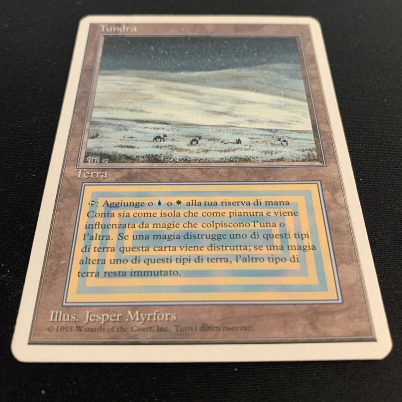 Magic the Gathering Tundra - Foreign White Bordered - Italian 