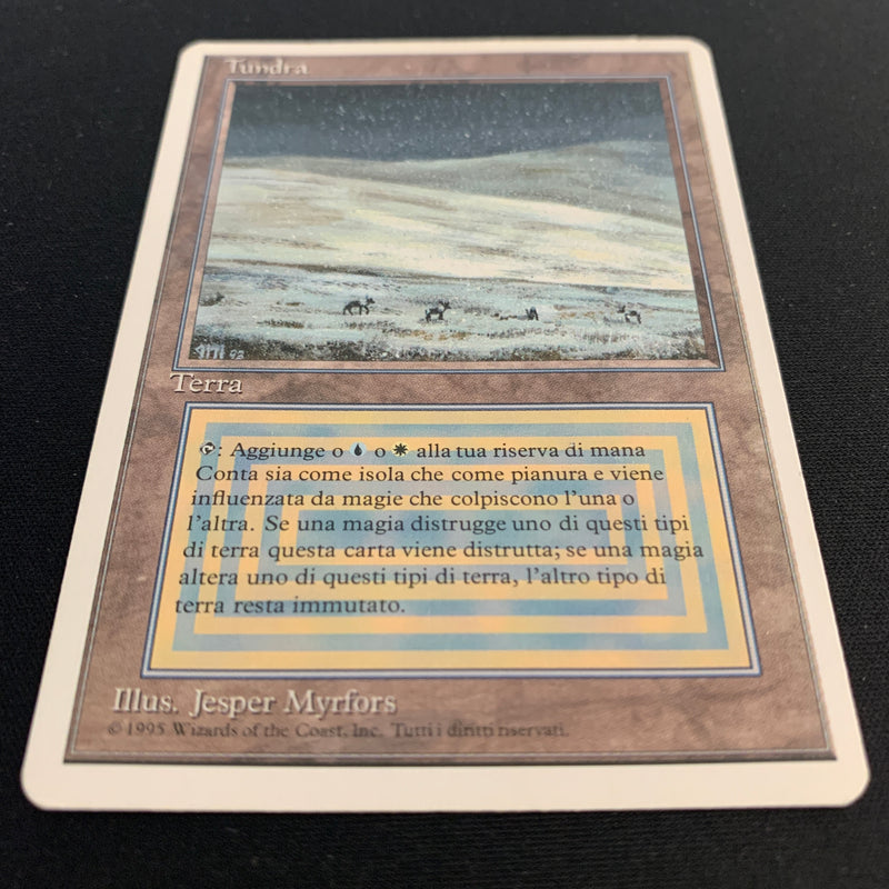 Magic the Gathering Tundra - Foreign White Bordered - Italian 