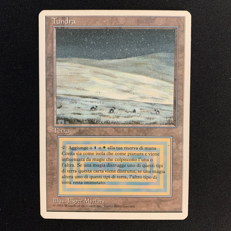 Magic the Gathering Tundra - Foreign White Bordered - Italian 