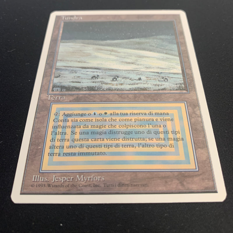 Magic the Gathering Tundra - Foreign White Bordered - Italian 