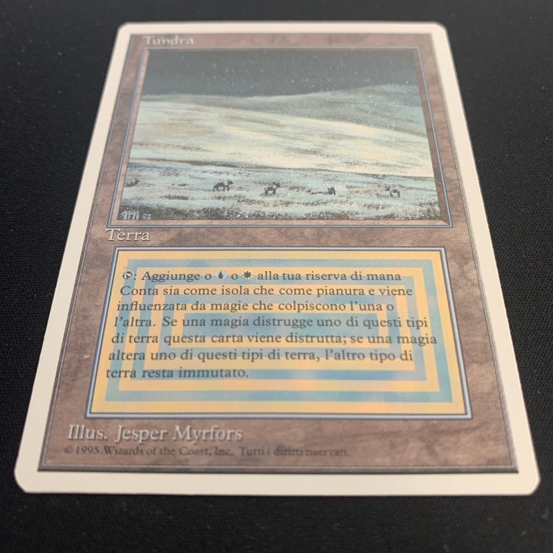 Magic the Gathering Tundra - Foreign White Bordered - Italian 