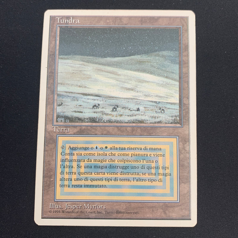 Magic the Gathering Tundra - Foreign White Bordered - Italian 