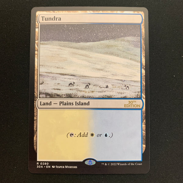 Magic the Gathering Tundra (Modern Frame) - 30th Anniversary Edition 