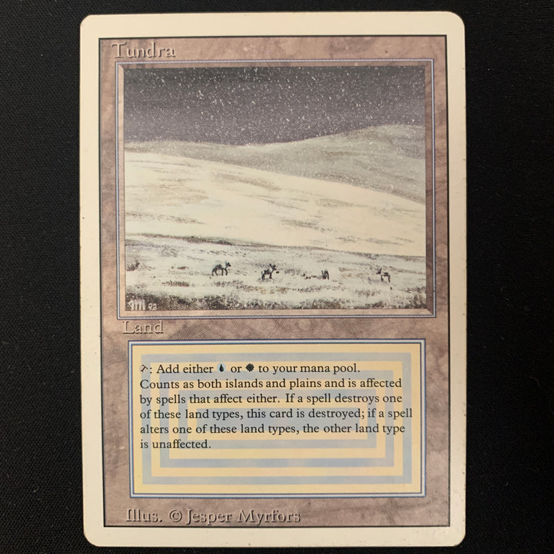 Magic the Gathering Tundra - Revised 