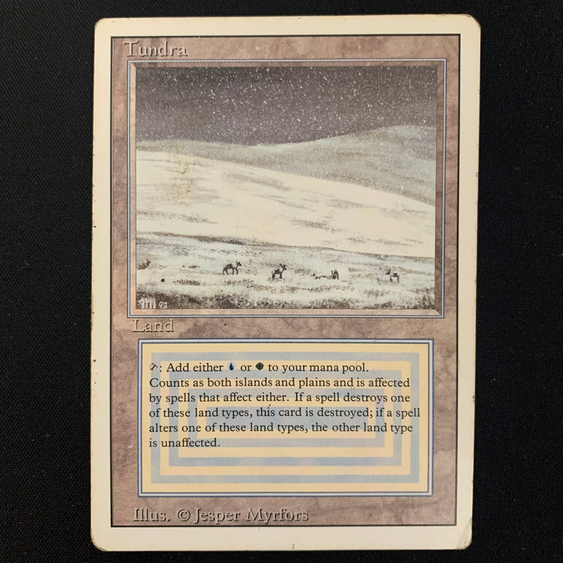 Magic the Gathering Tundra - Revised 