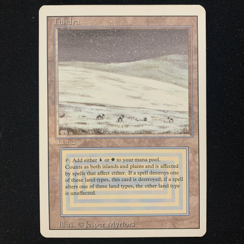 Magic the Gathering Tundra - Revised 