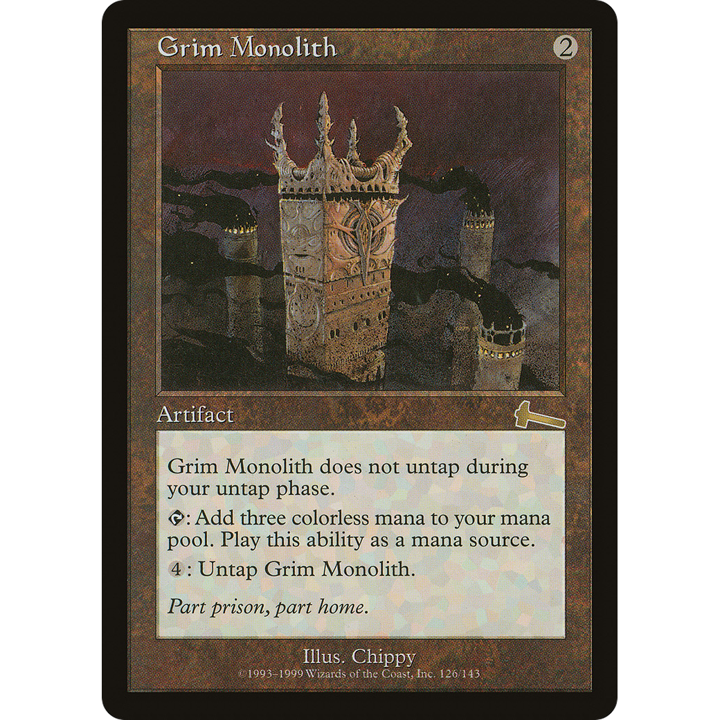 MTG Singles - Grim Monolith - Urza's Legacy - 