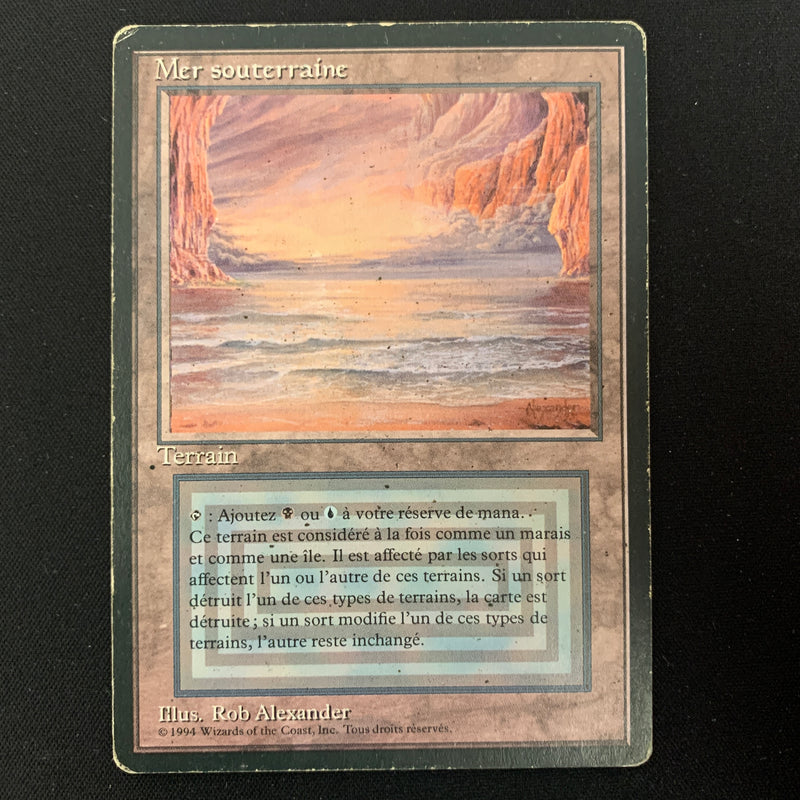 Magic the Gathering Underground Sea - Foreign Black Bordered - French PL - 24501