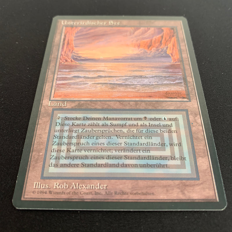 Magic the Gathering Underground Sea - Foreign Black Bordered - German 