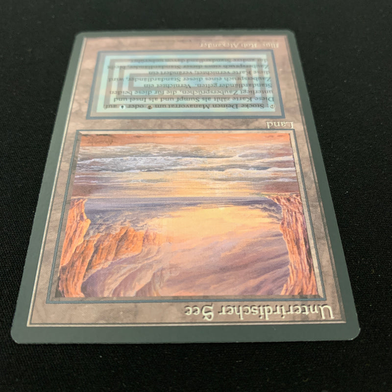 Magic the Gathering Underground Sea - Foreign Black Bordered - German 