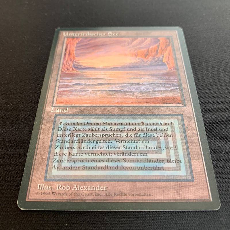 Magic the Gathering Underground Sea - Foreign Black Bordered - German 