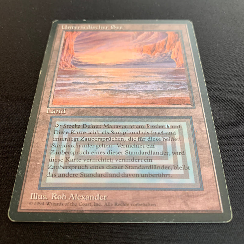 Magic the Gathering Underground Sea - Foreign Black Bordered - German 