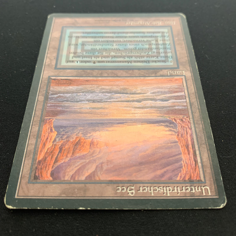 Magic the Gathering Underground Sea - Foreign Black Bordered - German 