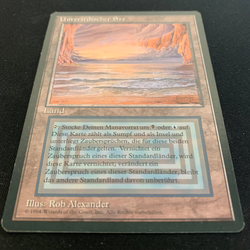 Magic the Gathering Underground Sea - Foreign Black Bordered - German 