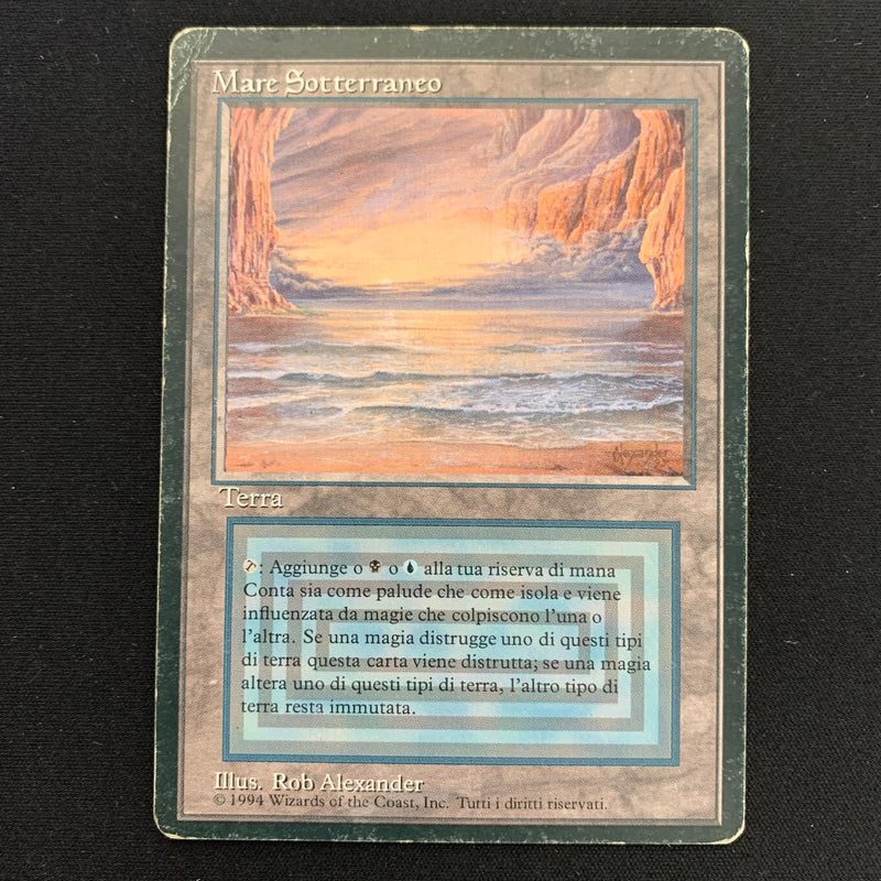 Magic the Gathering Underground Sea - Foreign Black Bordered - Italian 