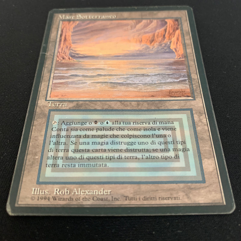 Magic the Gathering Underground Sea - Foreign Black Bordered - Italian 