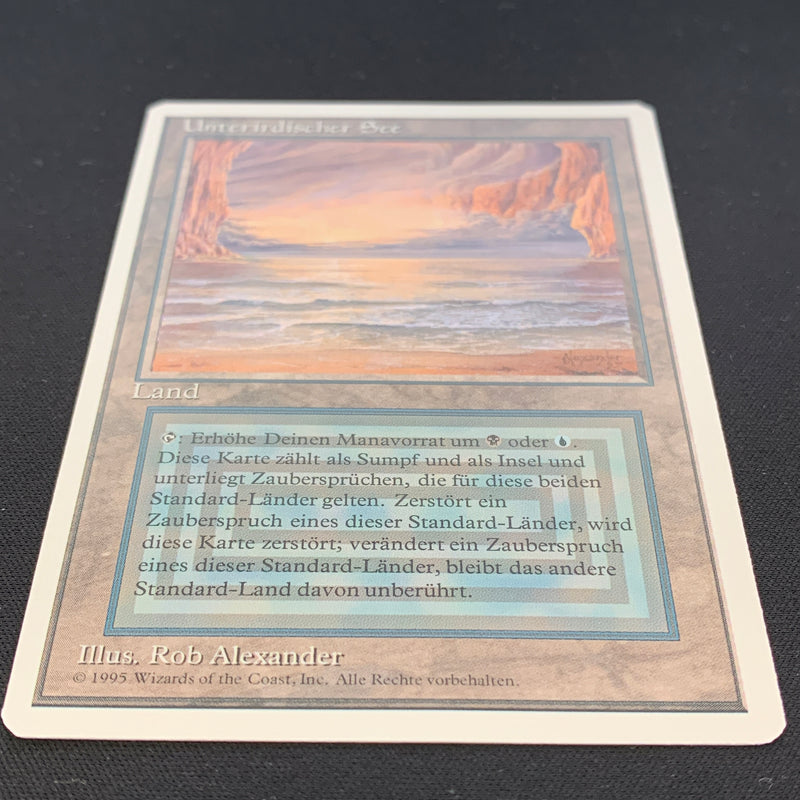 Magic the Gathering Underground Sea - Foreign White Bordered - German 