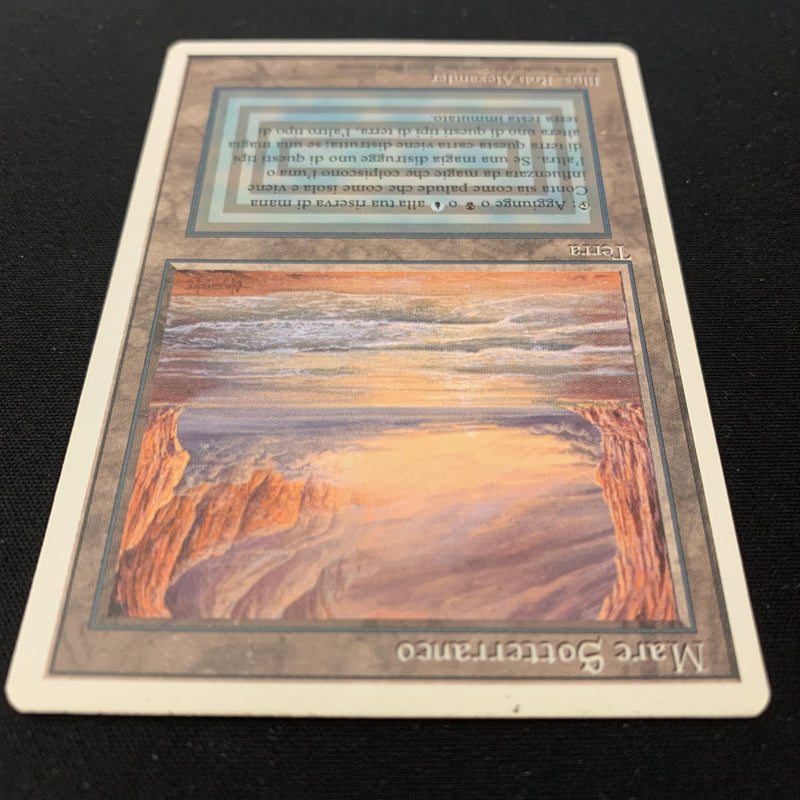 Magic the Gathering Underground Sea - Foreign White Bordered - Italian 