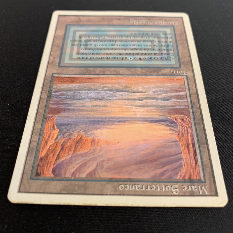 Magic the Gathering Underground Sea - Foreign White Bordered - Italian 