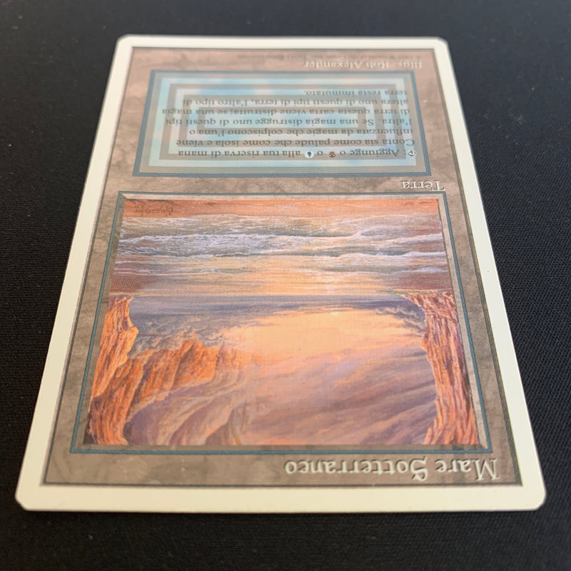 Magic the Gathering Underground Sea - Foreign White Bordered - Italian 