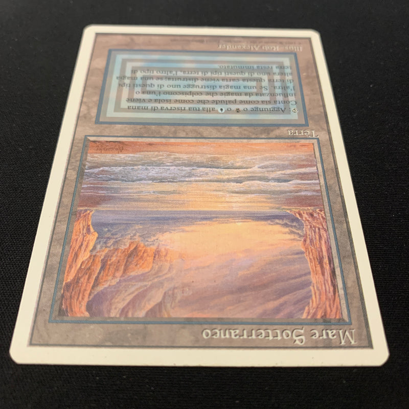 Magic the Gathering Underground Sea - Foreign White Bordered - Italian 