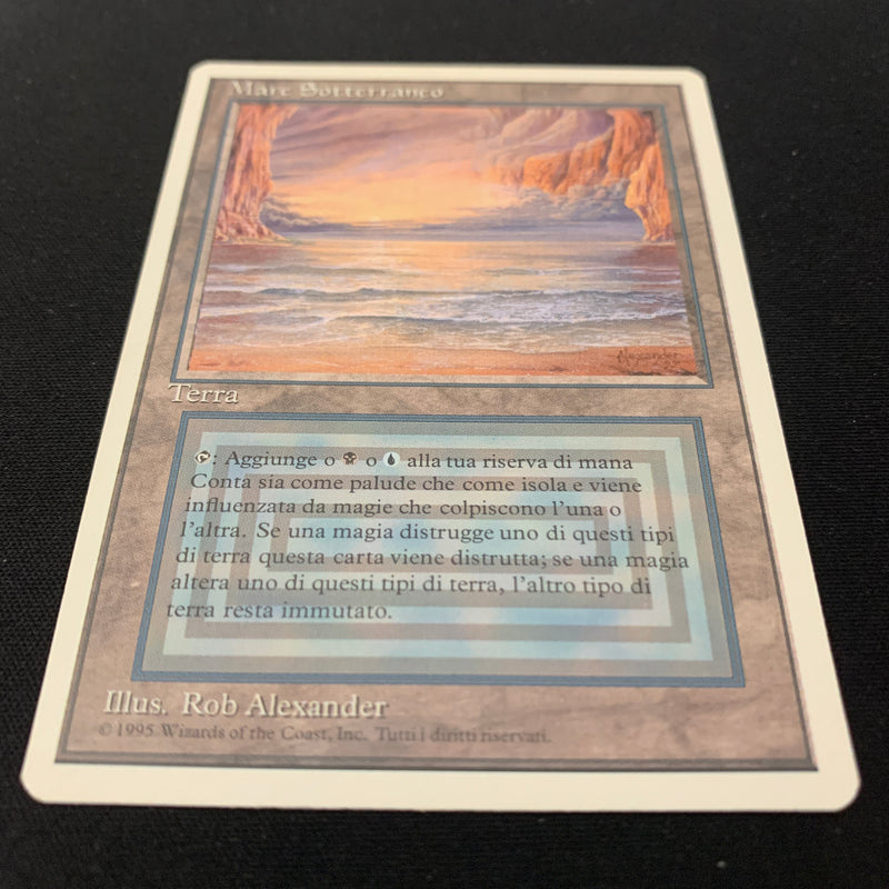 Magic the Gathering Underground Sea - Foreign White Bordered - Italian 