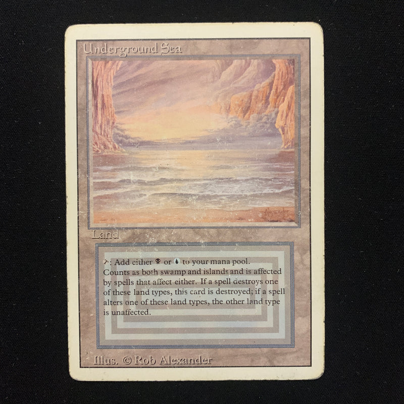 Magic the Gathering Underground Sea - Revised PL - INKED - 24723