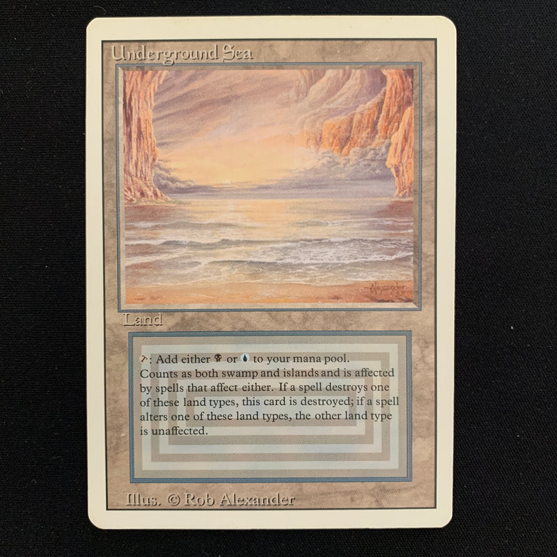 Magic the Gathering Underground Sea - Revised 