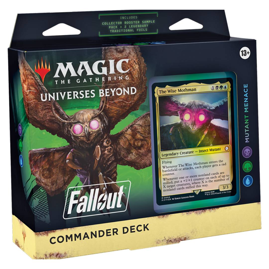 MTG Sealed Product - Universes Beyond: Fallout Commander Deck Mutant Menace - 