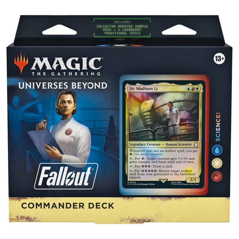 Magic the Gathering Universes Beyond: Fallout Commander Deck Science English