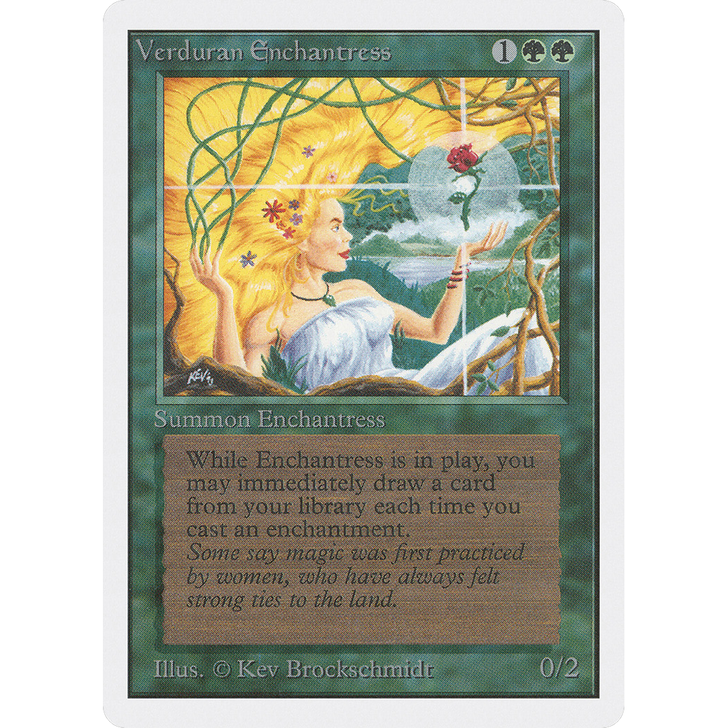 MTG Singles - Verduran Enchantress - Unlimited - NM