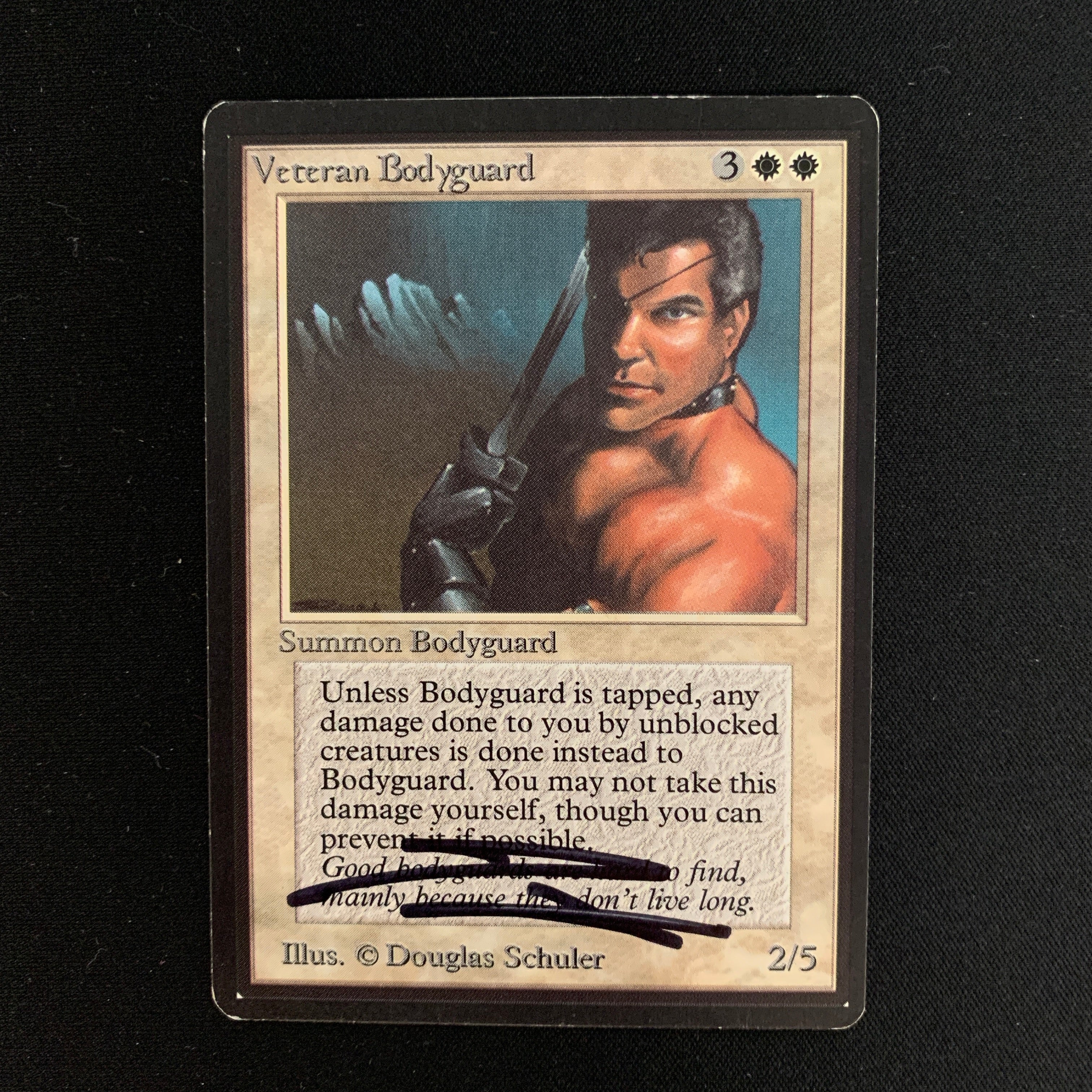 MTG Singles - Veteran Bodyguard - Beta - 