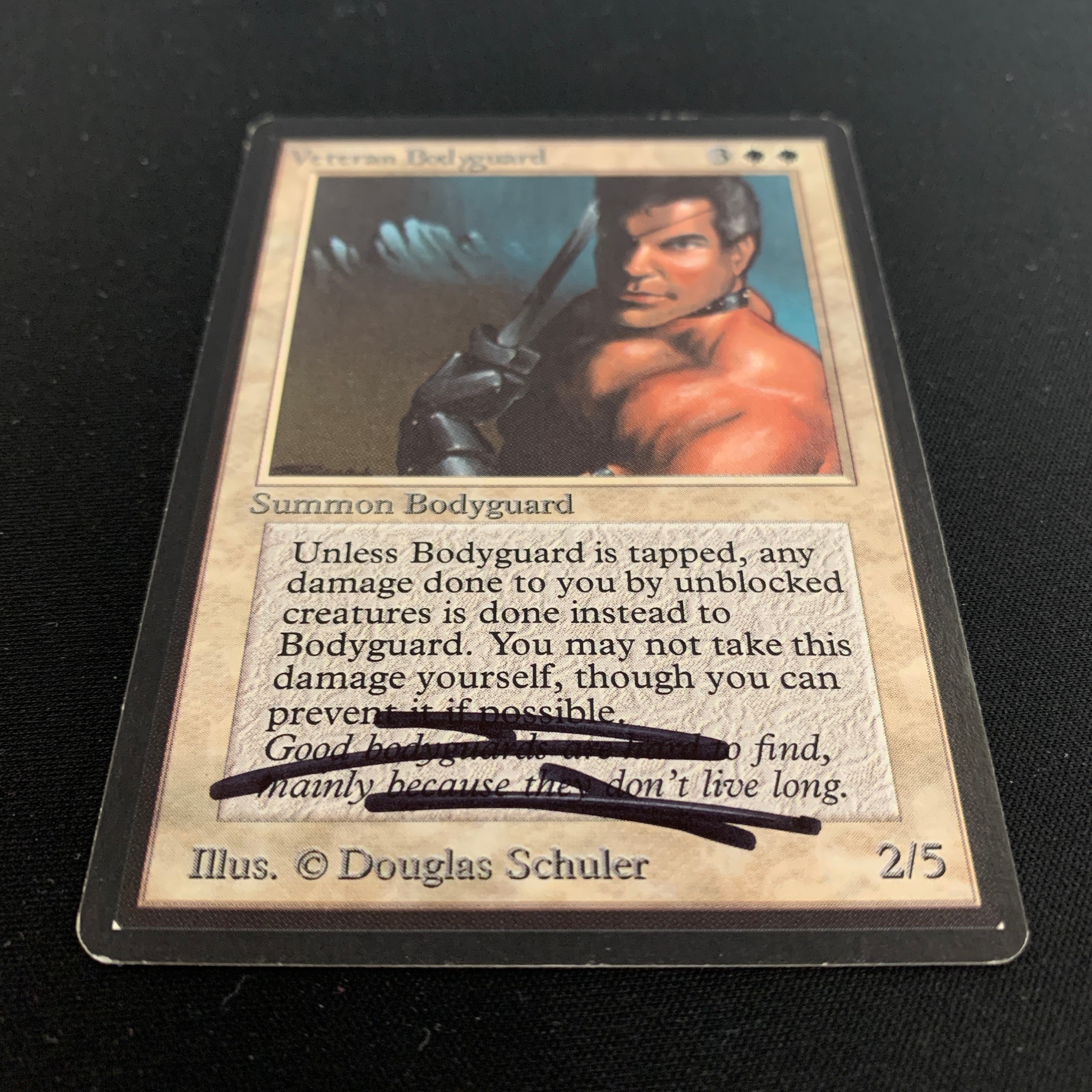 MTG Singles - Veteran Bodyguard - Beta - 