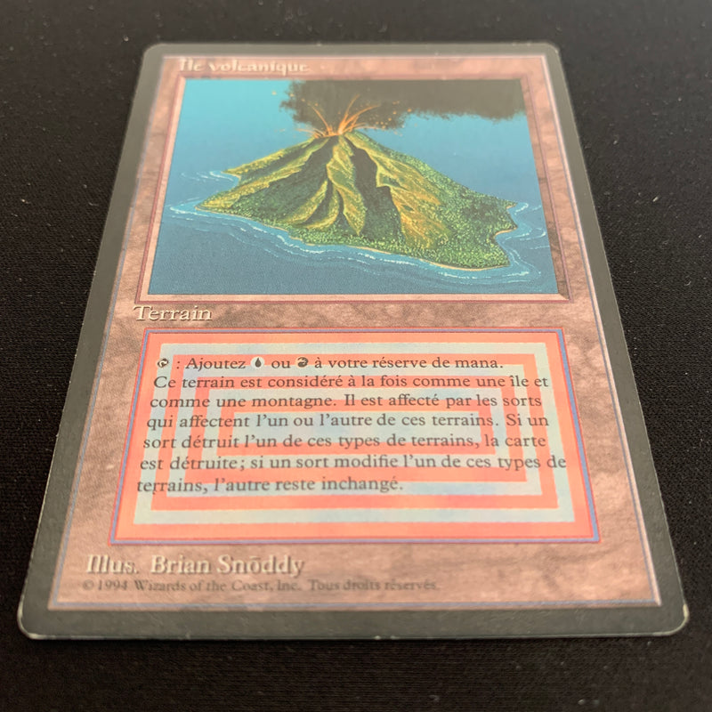 Magic the Gathering Volcanic Island - Foreign Black Bordered - French 