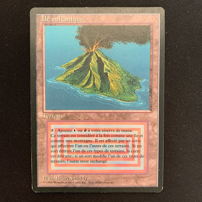 Magic the Gathering Volcanic Island - Foreign Black Bordered - French 