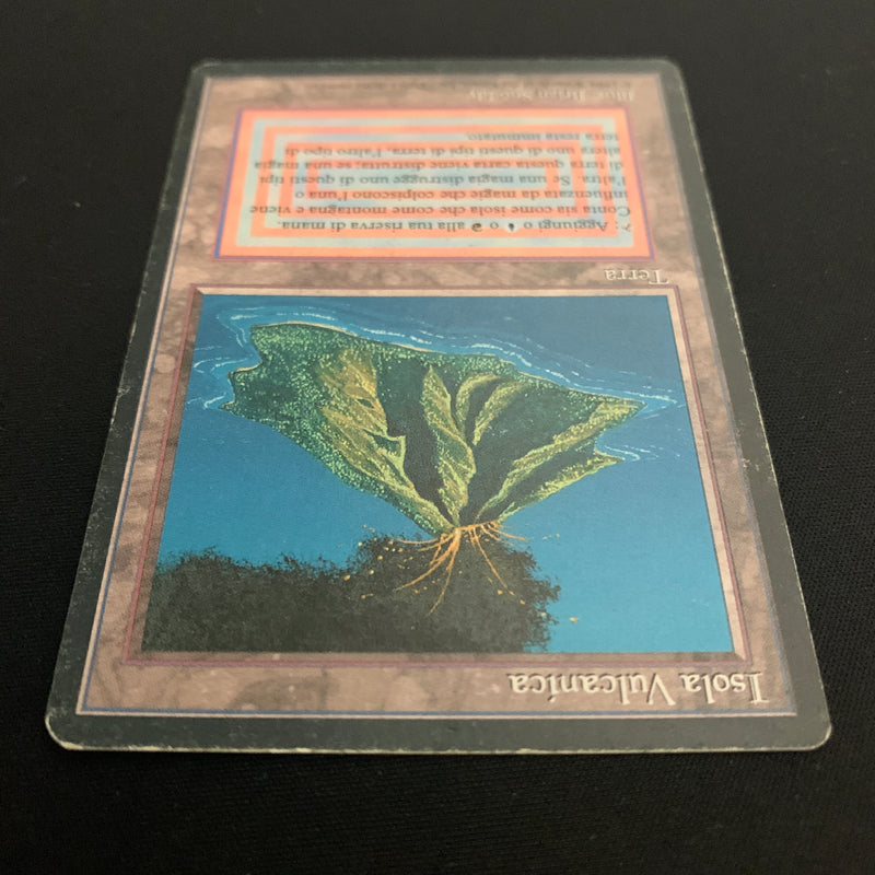 Magic the Gathering Volcanic Island - Foreign Black Bordered - Italian 