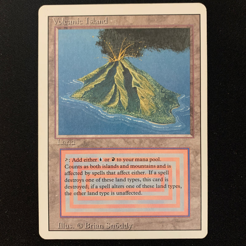 Magic the Gathering Volcanic Island - Revised 