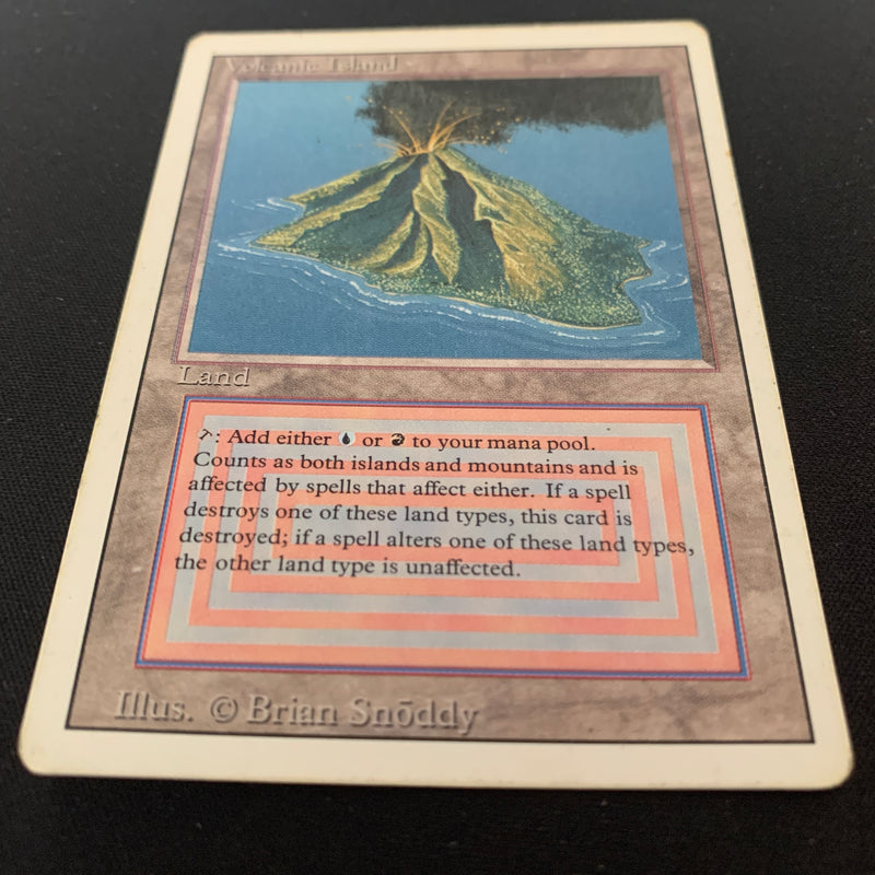 Magic the Gathering Volcanic Island - Revised 