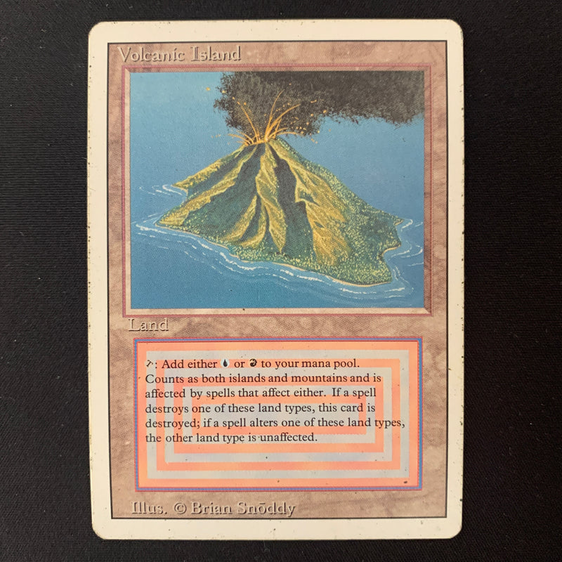 Magic the Gathering Volcanic Island - Revised 