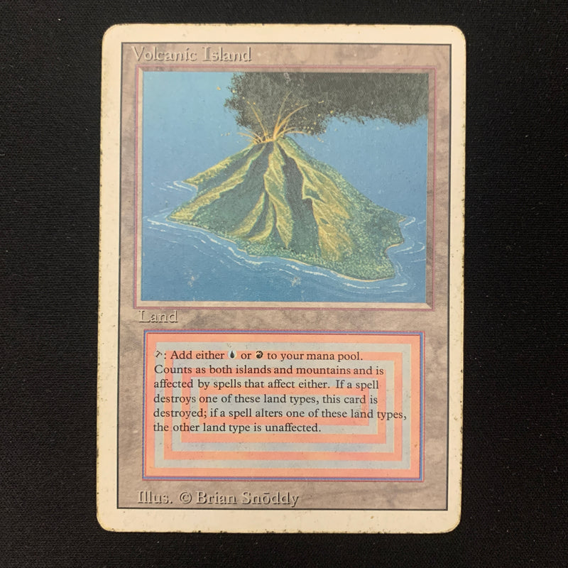 Magic the Gathering Volcanic Island - Revised 