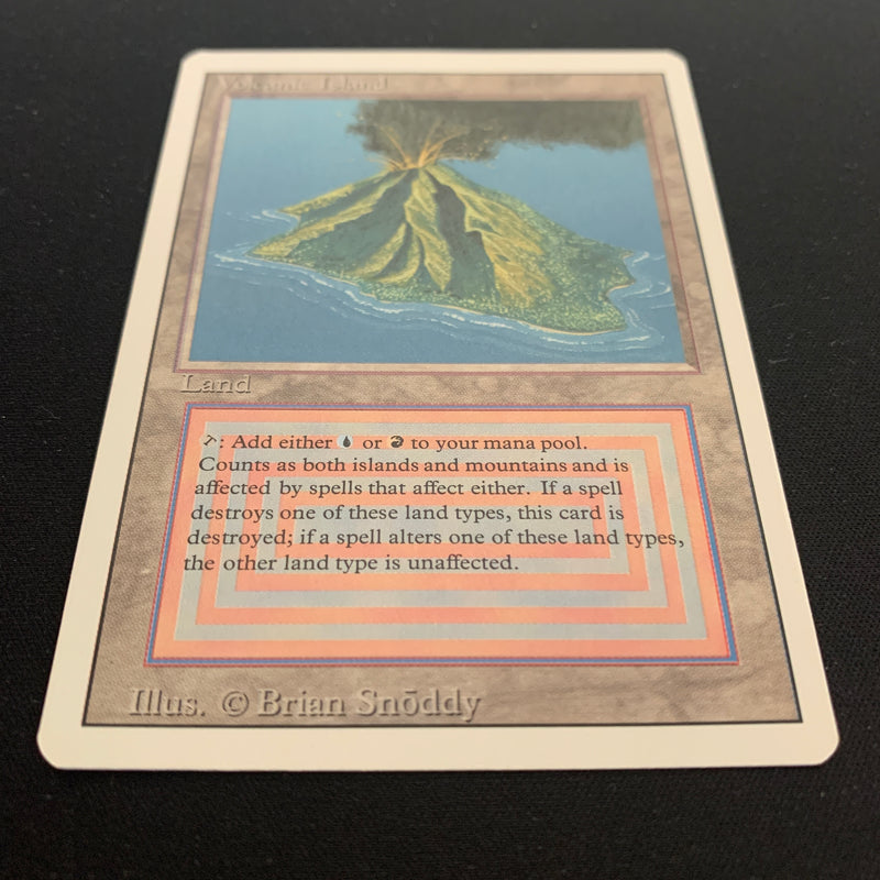 Magic the Gathering Volcanic Island - Revised 