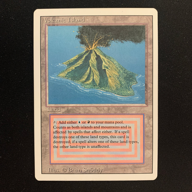 Magic the Gathering Volcanic Island - Revised EX - 24352