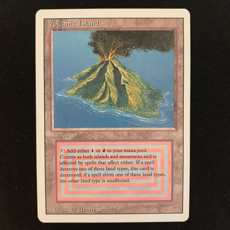 Magic the Gathering Volcanic Island - Revised EX - 24269