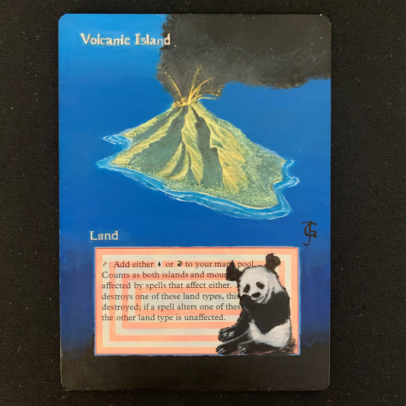 Magic the Gathering Volcanic Island - Revised 