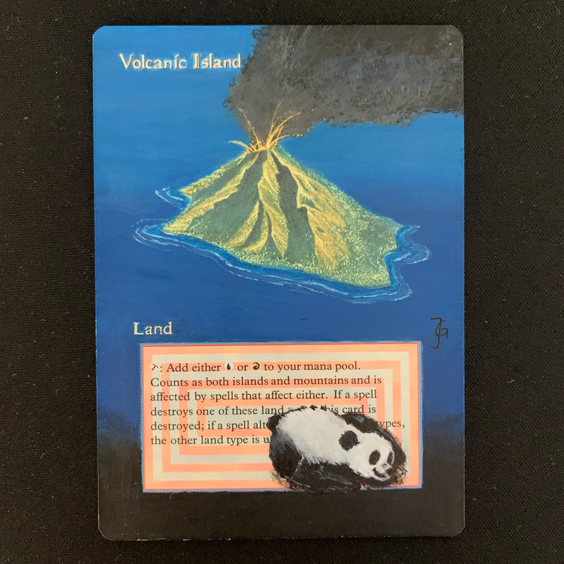 Magic the Gathering Volcanic Island - Revised 