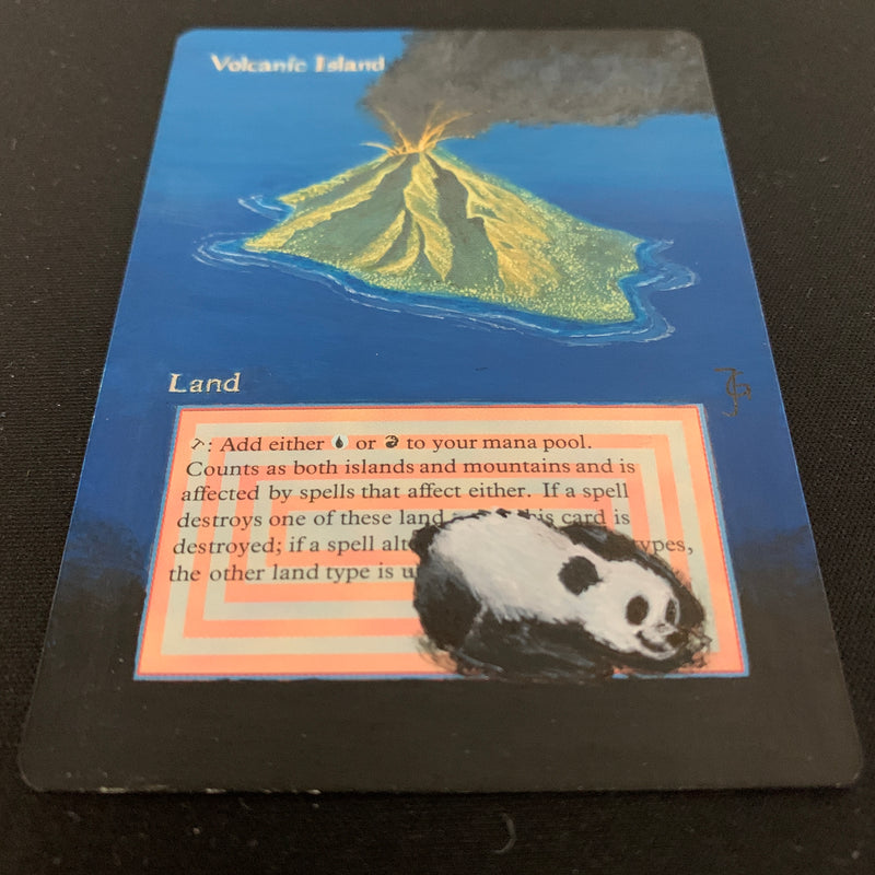 Magic the Gathering Volcanic Island - Revised 